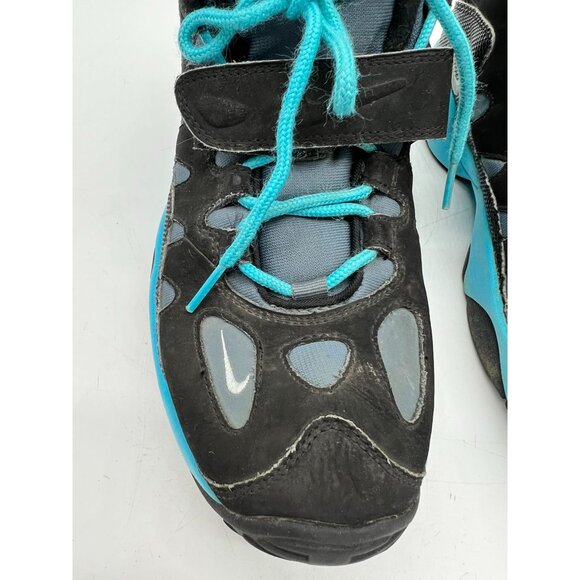 Nike Youth Air Turf Raider Cross Training Shoes Sneakers Mid Top Size 7Y Black - Picture 3 of 12